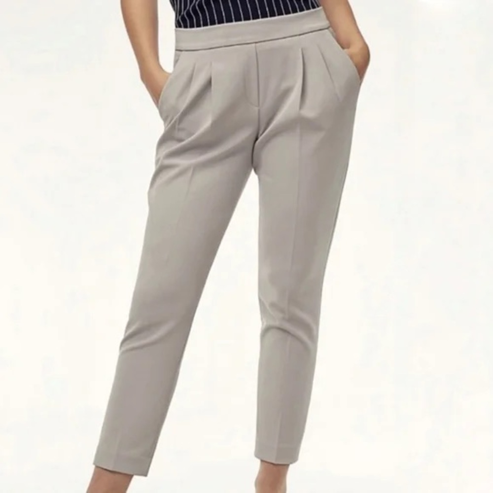 Babaton Light Gray Cohen Pant